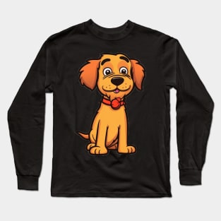 Cute cartoon dog Long Sleeve T-Shirt